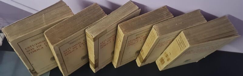 Estudios y Discursos de Crítica Histórica y Literaria Tomos I, II, Iii,iv,v,vii