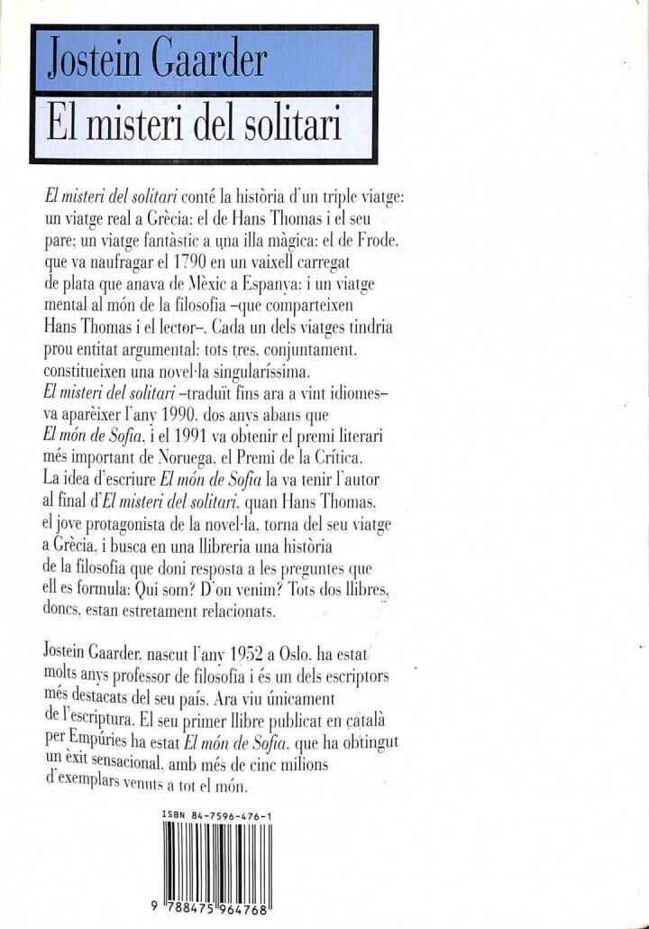 El Misteri del Solitari