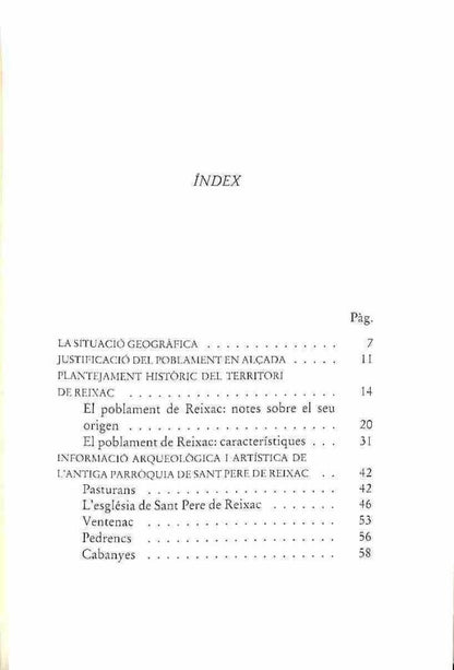 El Poblament de Reixac Als Segles X i XI 1992 Montcada i Reixac .