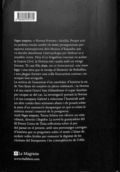 Negres Tempestes. III Premi Crims de Tinta .