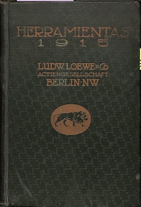 Herramientas 1915 Fabrica de Maquinas, Herramientas y Piezas de Hierro, Metales