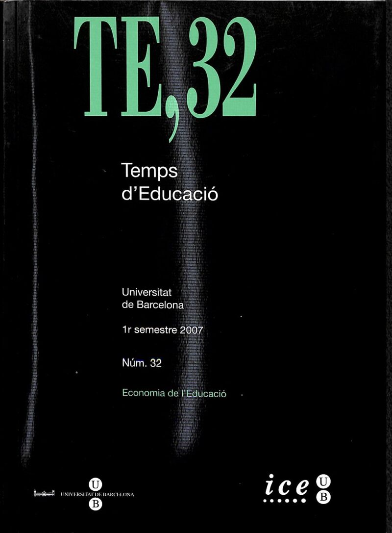 Te, 32 - Temps d'Educació