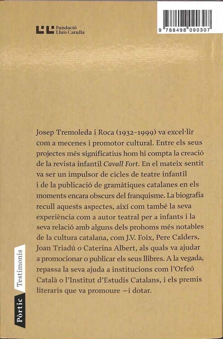 Josep Tremoleda Plantar Cara a la por .