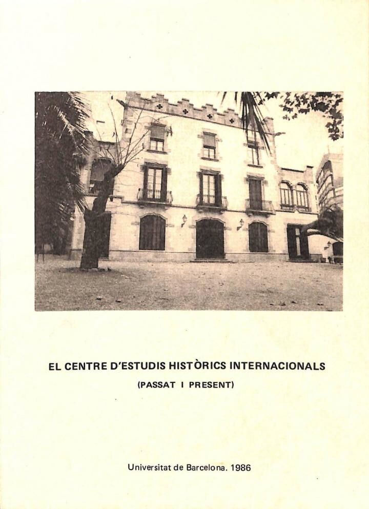 El Centre d'Estudis Històrics Internacionals (Passat i Present) .
