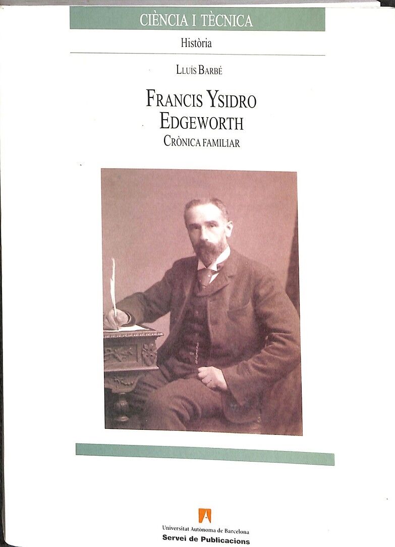 Francis Ysidro Edgeworth Crònica Familiar