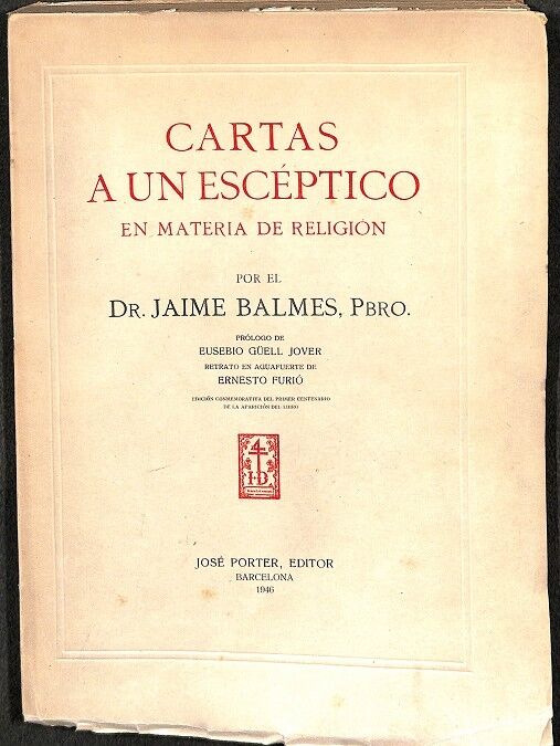 Cartas a un Escéptico. en Materia de Religión.