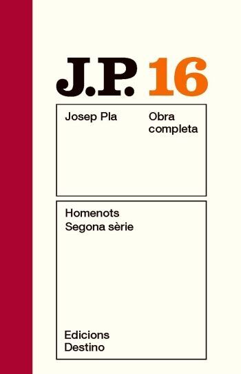 Homenots. Segona Sèrie. Volum 16 (Precintado)
