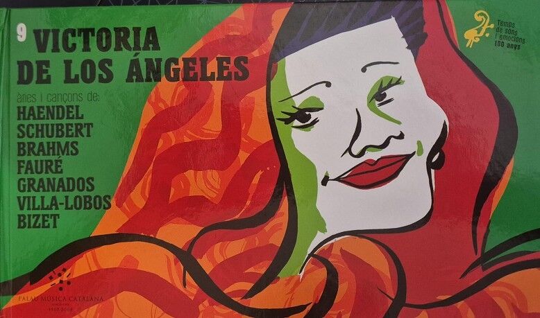 Col-lecio Llibres CD. Temps de Sons i Enmocions - Victoria de los Angeles 9