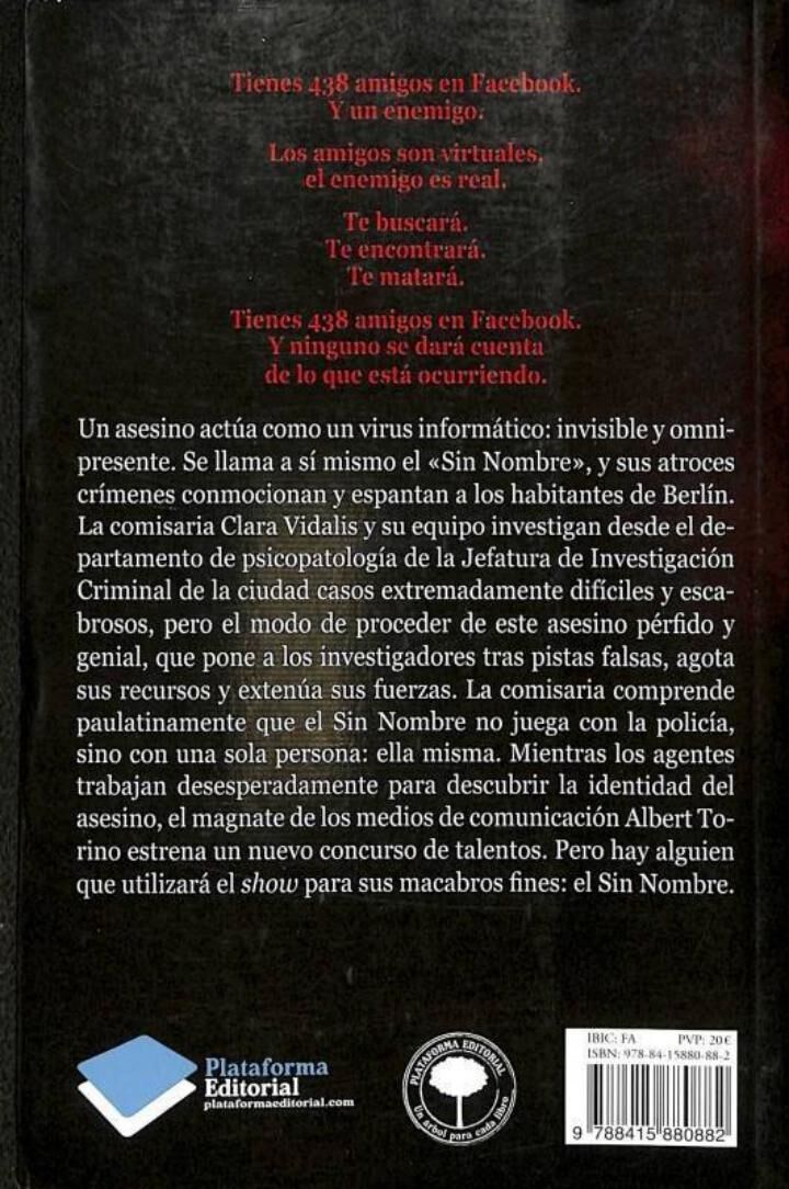 Final Cut. (Tienes 438 Amigos en Facebook y Uno de Ellos Es el Asesino...)