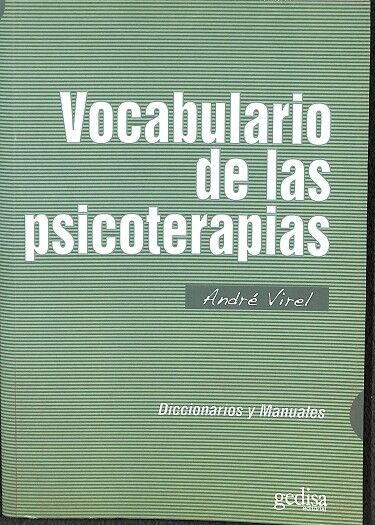 Vocabulario de las Psicoterapias