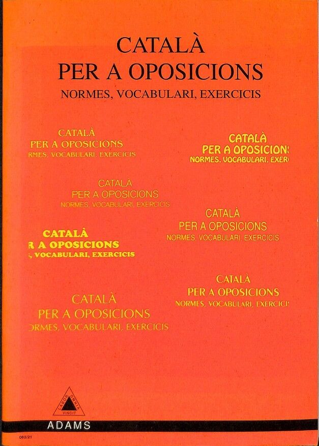 Català per a Oposicions Normes Vocabularis Exercicis