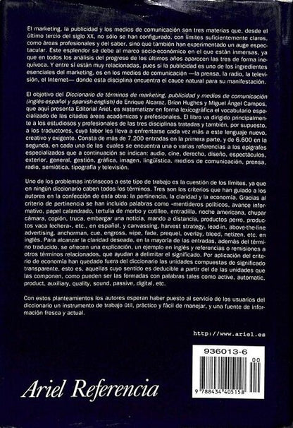 Diccionario de Marketing, Publicidad y Medios de Comunicación (Inglés - Español)