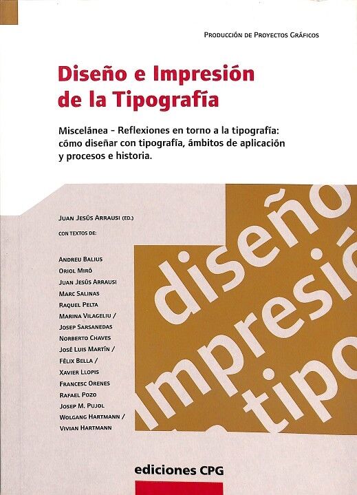 Diseño e Impresión de la Tipografía