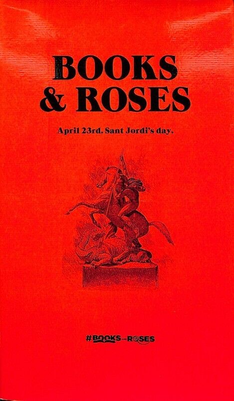 Books&roses april 23rd. sant jordi's day