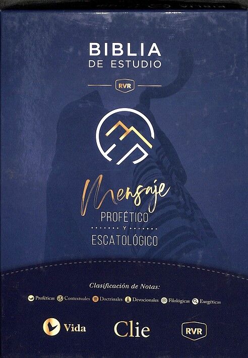 Biblia de Estudio. Mensaje Profetico y Escatológico (Con Caja Protectora)