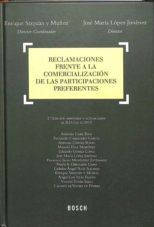 Reclamaciones Frente a la Comercialización de las Participaciones Preferentes