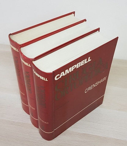 Cirugia Ortopedica Campbell Completo Tomo 1, 2 , 3