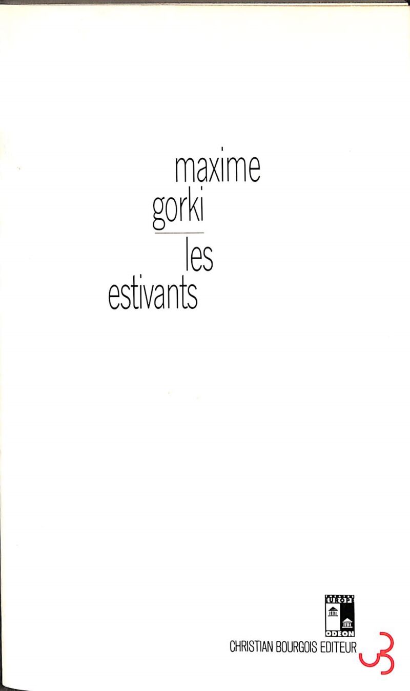 Les Estivants (Francés)