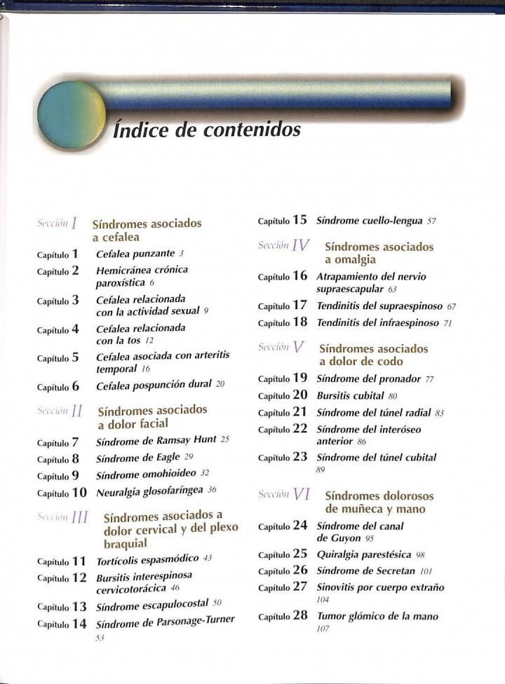 Atlas de Síndromes Dolorosos Poco Frecuentes