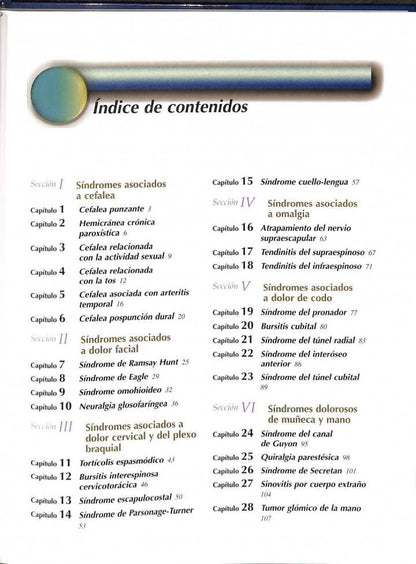Atlas de Síndromes Dolorosos Poco Frecuentes