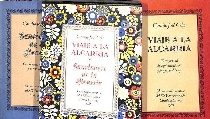 Viaje a la Alcarria y Cancionero de la Alcarria Dos Tomos con Estuche