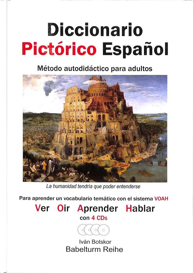 Diccionario Pictorico Español Metodo Autodidactico para Adultos + 4 Cds