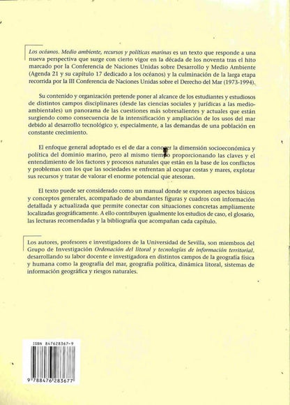 Los Océanos: Medio Ambiente, Recursos y Políticas Marinas (Precintado)