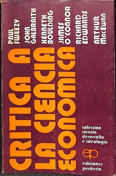 Critica a la Ciencia Economica