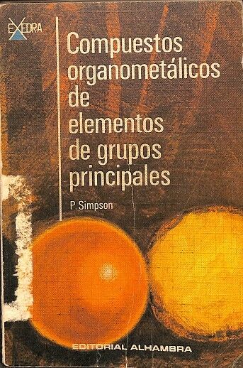Compuestos Organometálicos de Elementos de Grupos Principales