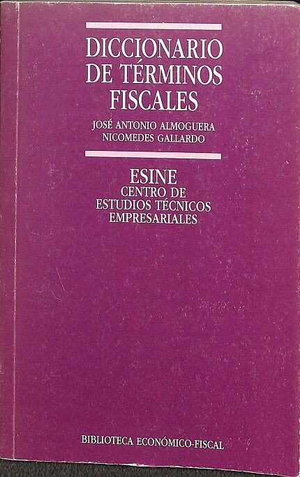 Diccionario de Términos Fiscales