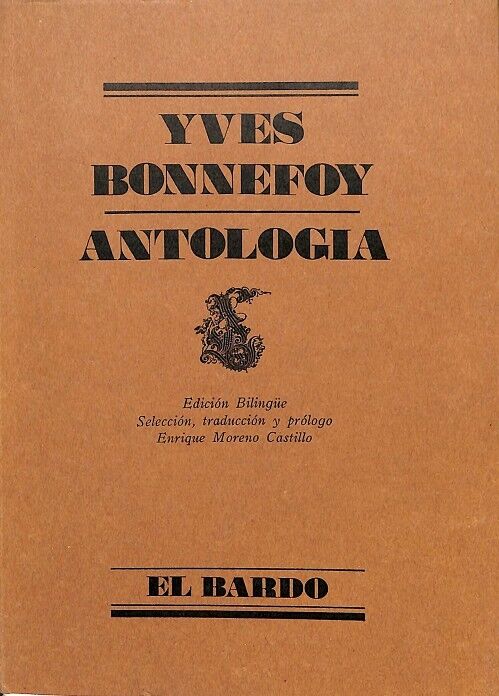 Yves Bonnefoy Antologia