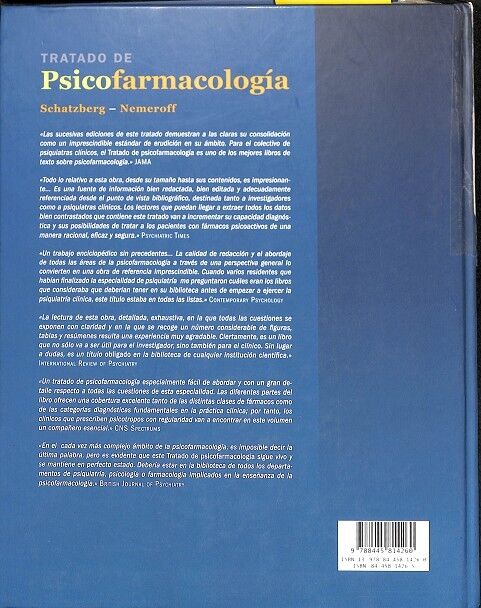 Tratado de Psicofarmacología