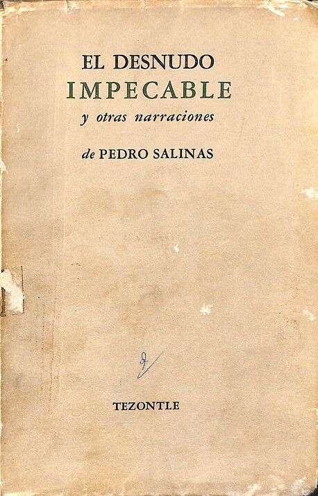 El Desnudo Impecable y Otras Narraciones