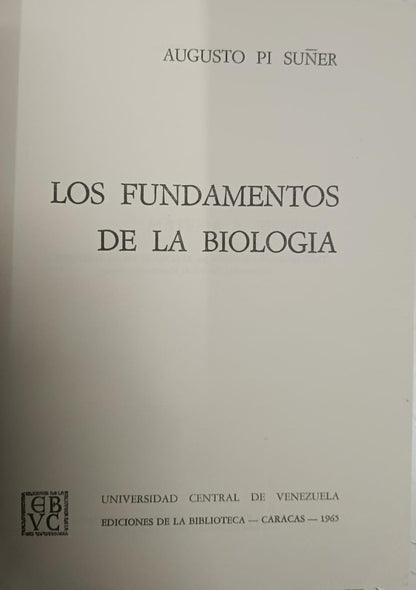 Los Fundamentos de la Biología