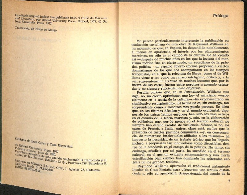 Marxismo y Literatura