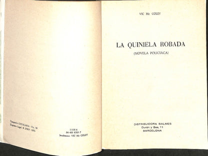 La Quiniela Robada