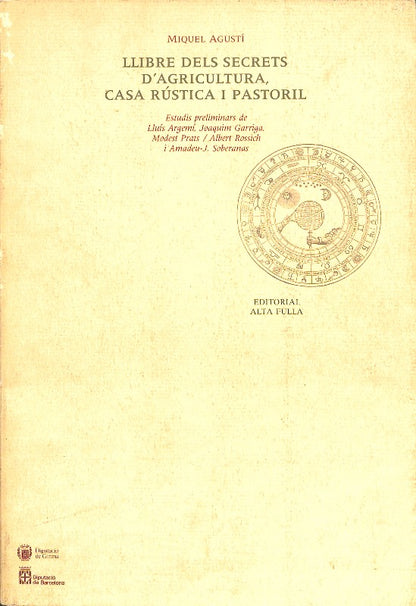 Llibre dels Secrets d'Agricultura, Casa Rústica i Pastoril