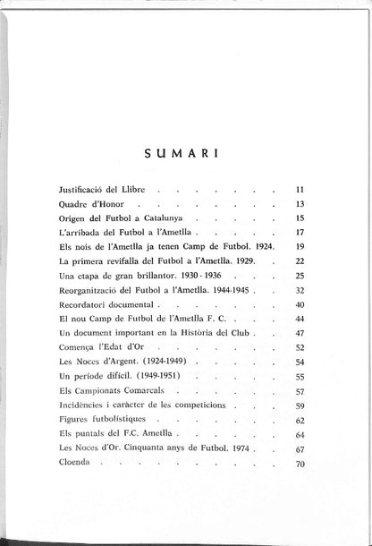 50 Anys de Futbol 1924-1974