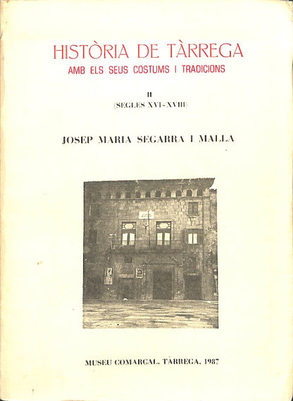 Historia de Tàrrega Vol. II