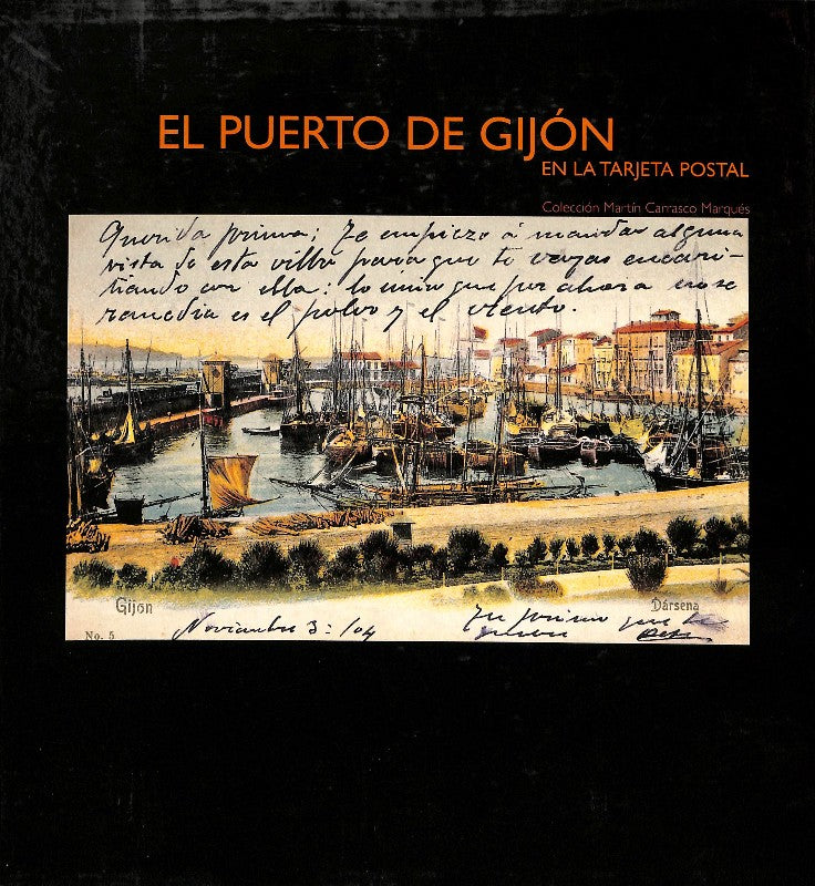 El Puerto de Gijón en la Tarjeta Postal
