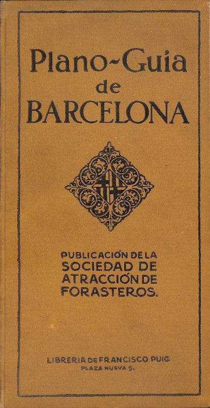 Plano-guía de Barcelona