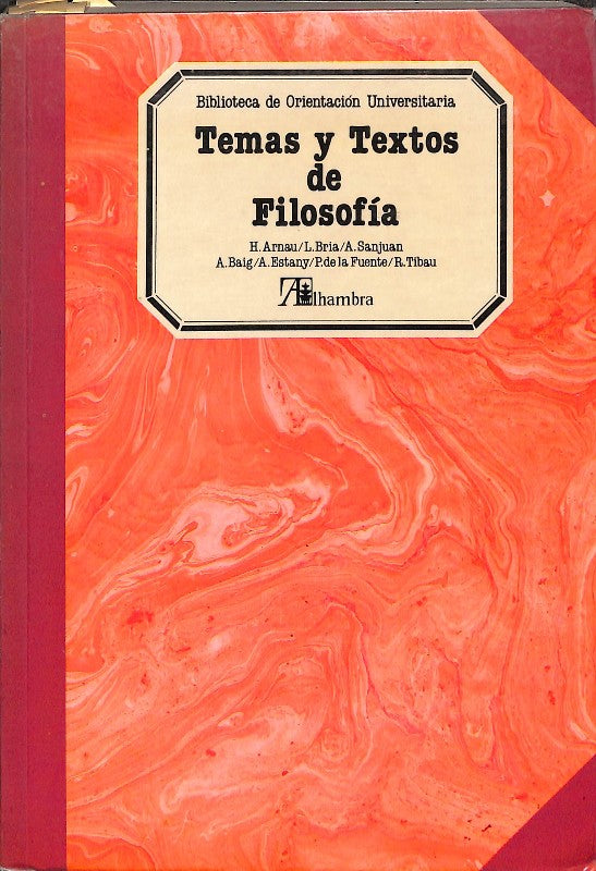 Temas y Textos de Filosofía