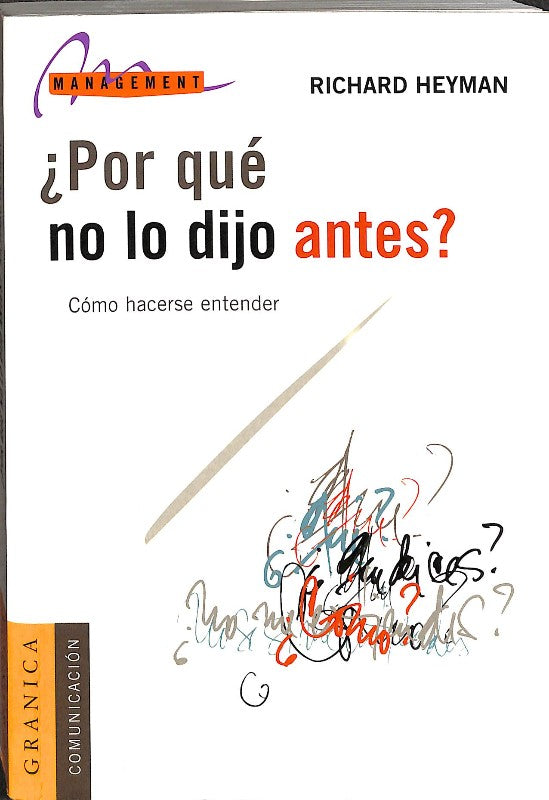 ¿Por Qué No Lo Dijo Antes? Cómo Hacerse Entender