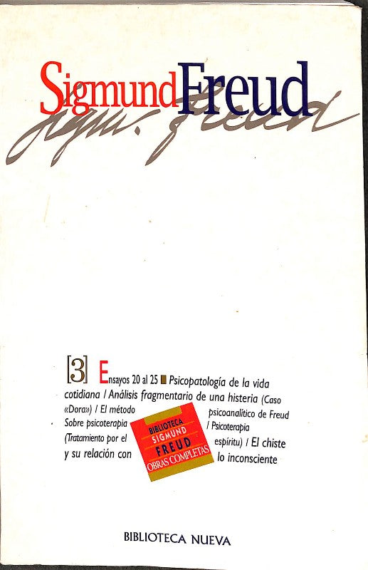 Freud - Obras Completas (III)