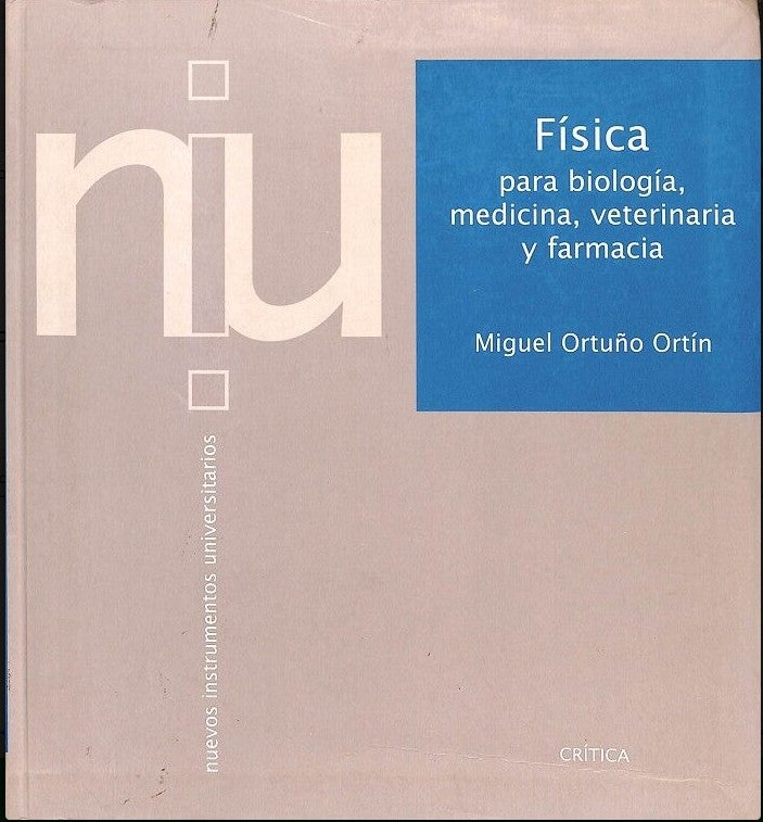 Física para Biologia, Medicina, Veterinaria y Farmacia