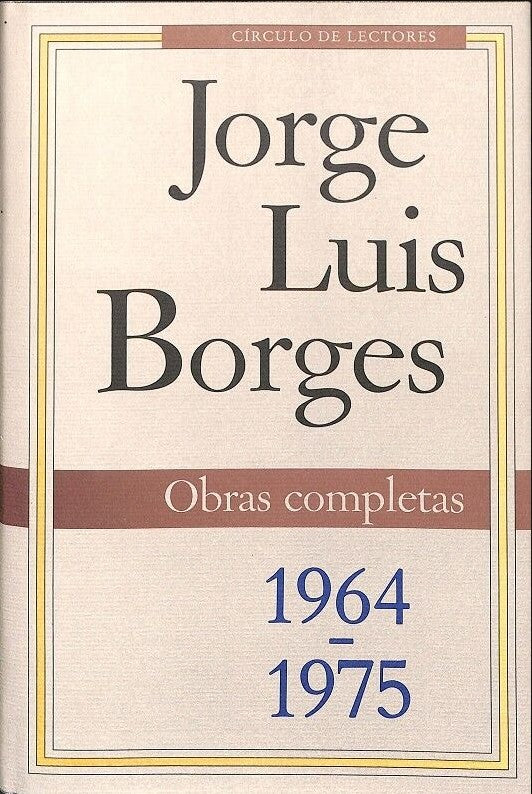 Obras completas 1964-1975. Tomo III