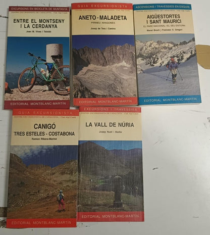 Lote de 5 Guías de la Editorial Montblanc - Martín .
