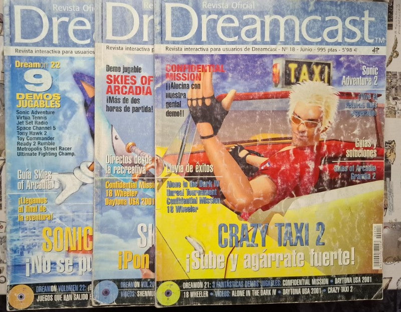 Revista Oficial Dreamcast Nº 17, 18 y 19