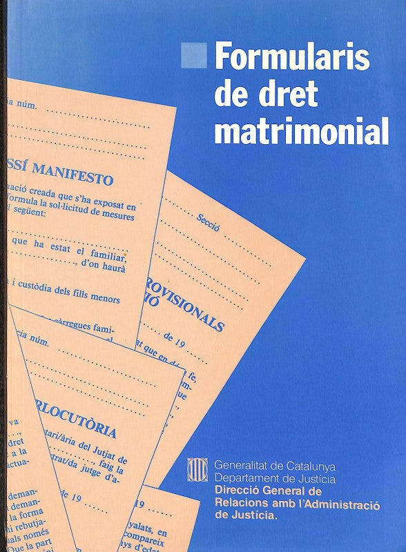 Formularis de Dret Matrimonial