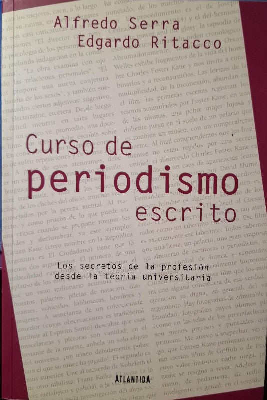 Curso de Periodismo Escrito